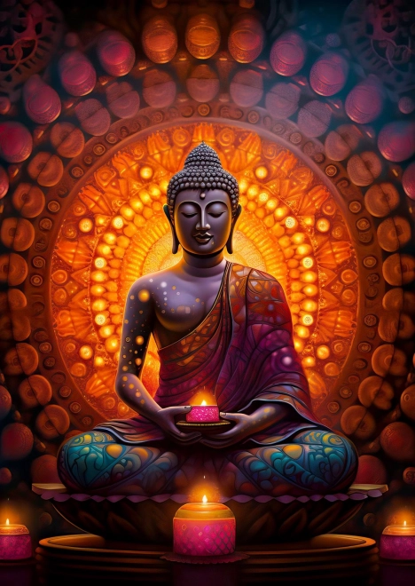 Uklidňující puzzle s 1000 dílky