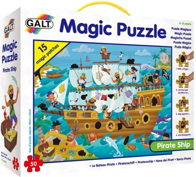 Magické puzzle Pirátská loď pro děti