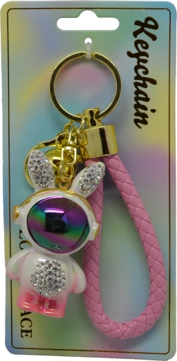 Přívěsek na klíče Zajíc kosmonaut