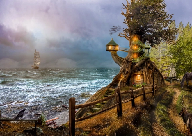 Enjoy puzzle kouzelný maják 1000 dílků