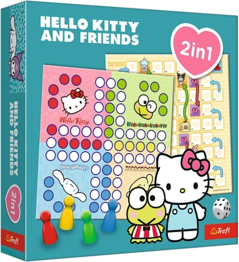 Hello Kitty – stolní hra 2v1: Člověče, nezlob se! a Hadi a žebříky