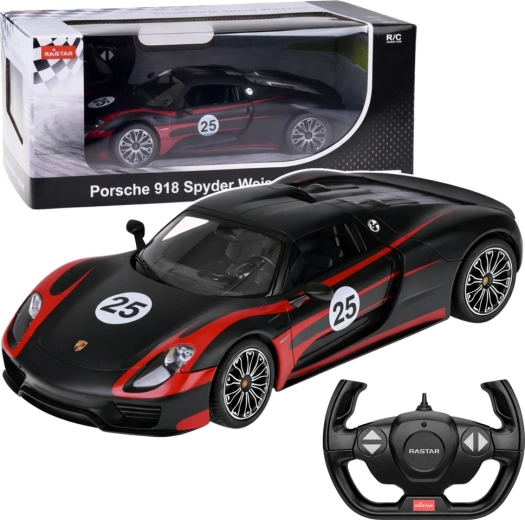RC auto PORSCHE 918 Spyder Performance 1:14 černé Rastar