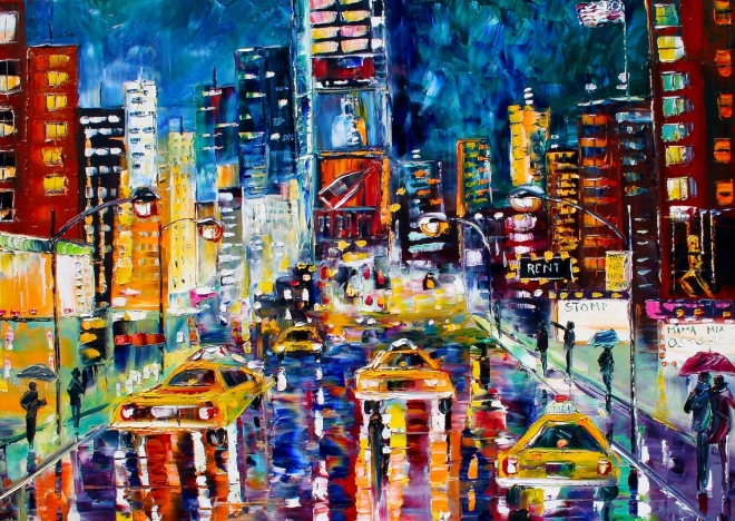 Puzzle Světla New Yorku 1000 dílků