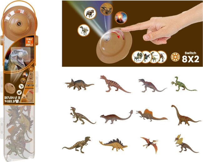 PLEJO dinosauři s projektorem