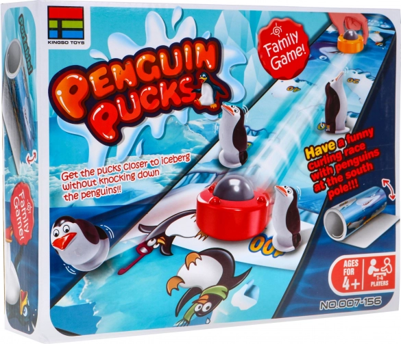 Rodinná hra Curling s tučňáky