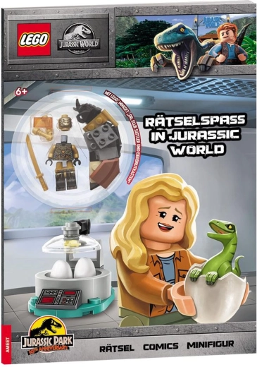 LEGO Jurassic World – zábavné luštění v Jurassic World s minifigurkou Dr. Ellie Sattler - 1 kus