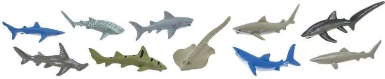 Safari Ltd. žraloci – sada 48 figurek