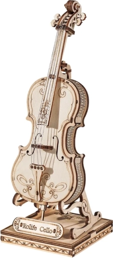3D dřevěné puzzle Violoncello od Rolife