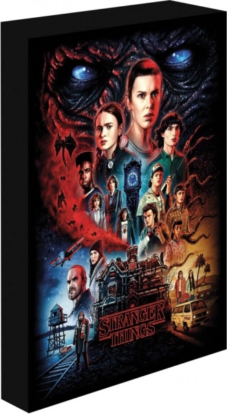 Svítící obraz 30x40 cm Stranger Things
