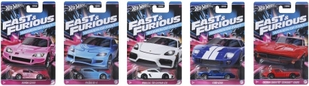 Hot Wheels tematická autíčka Rychle a zběsile 1:64