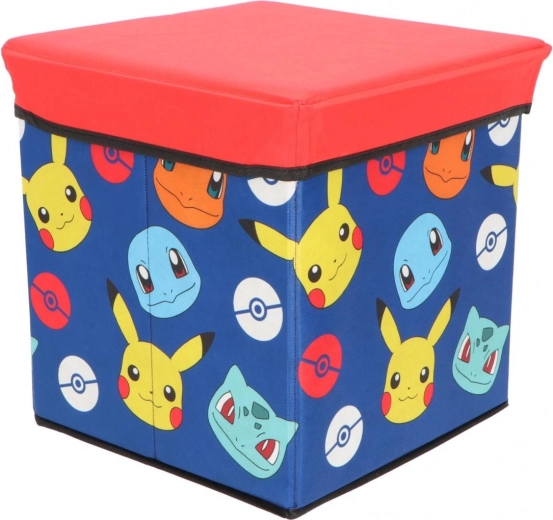 Taburet s úložným prostorem Pokémon