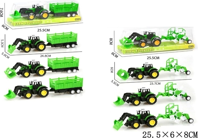 Dětský traktor s přívěsem
