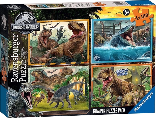 Ravensburger puzzle Jurassic World set 4x100pcs