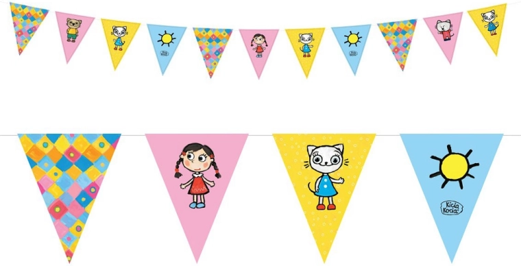 Papírová girlanda KICIA KOCIA 2,5 m