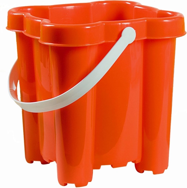 Androni kyblík hrad se 4 věžemi, výška 20 cm – Červený