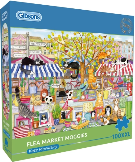 Gibsons puzzle kočičí pouliční trh xxl 100 dílků