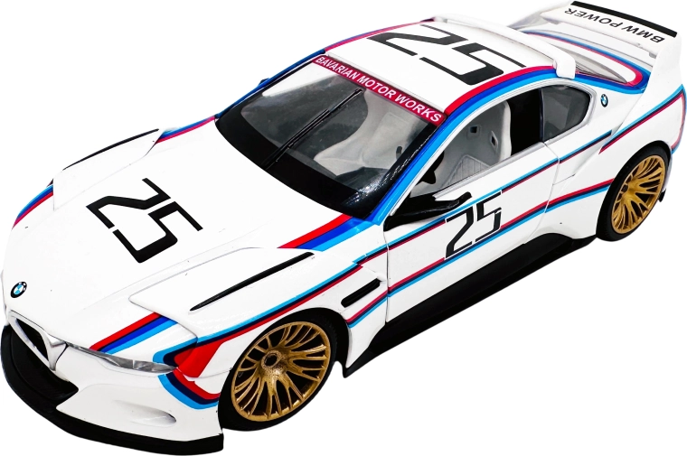Kovový model 1:24 BMW 3.0 CSL Hommage bílé