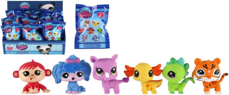 Littlest Pet Shop mazací guma ve tvaru zvířátka s překvapením - 1 kus
