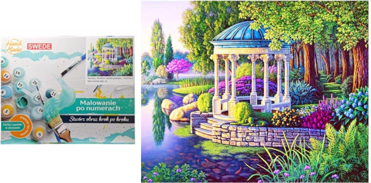 Malování podle čísel – U jezera