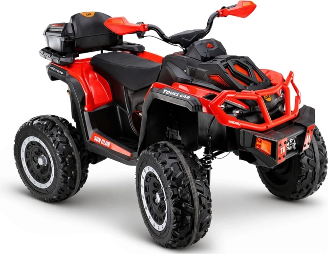 Dětská elektrická čtyřkolka XW-08 4x4 45 W červená