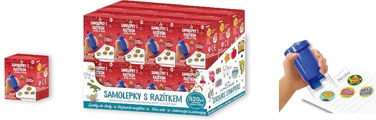 Samolepky s razítkem CONCORDE Zpátky do školy – sada 320 ks