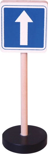 Babu dřevěná značka jednosměrka