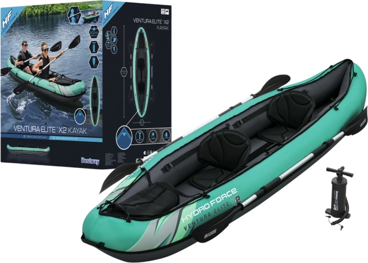 Nafukovací kajak pro 2 osoby HYDRO-FORCE Ventura Elite X2 s pádly