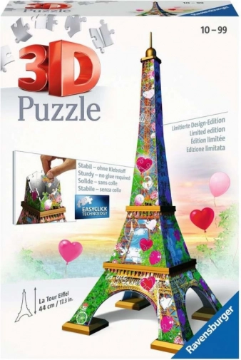 Ravensburger 3d puzzle eiffelova věž love edition 216 dílků