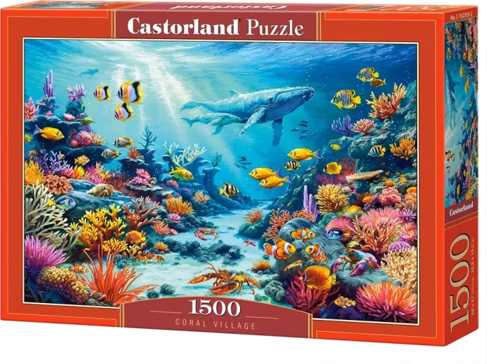 Castorland puzzle Korálová vesnice 1500 dílků