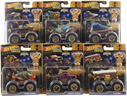 Hot Wheels Monster Trucks Bigfoot Trophy Champions – sběratelský model 1:64