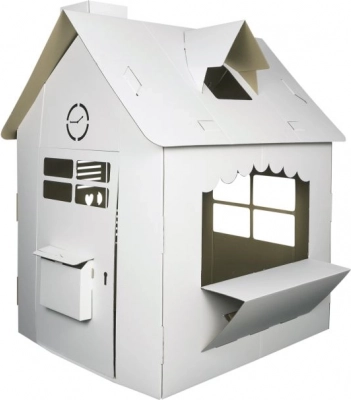 Květinový domeček – kartonová květinárna pro děti