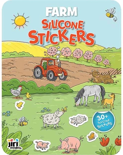 Hra se silikonovými samolepkami Farma