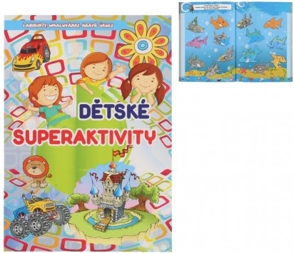 Knížka dětské superaktivity CZ 20 × 28,5 cm
