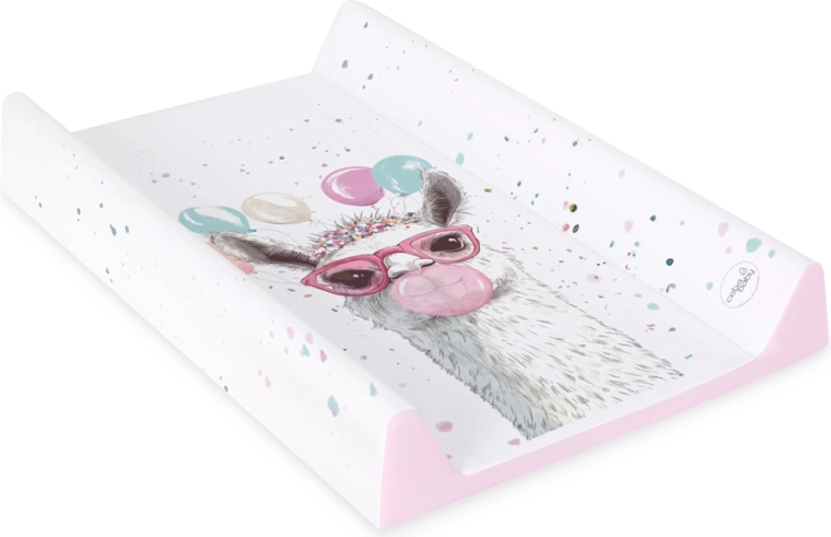 Ceba Baby měkká přebalovací podložka Basic Crazy lama 50 × 70 cm