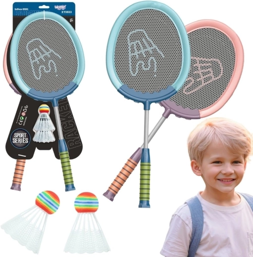 Woopie badmintonová sada raket a míčků - 2 ks