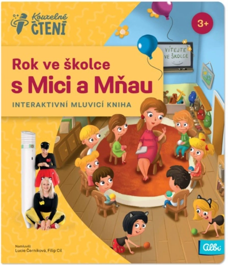 ALBI Kouzelné čtení Kniha Rok ve školce s Mici a Mňau