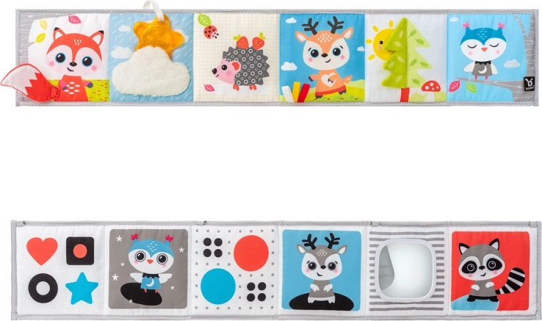 Benbat knížka na hraní lesní kamarádi 0m+