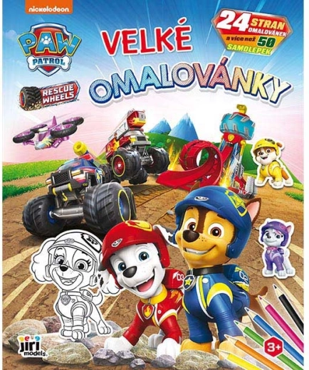Velké omalovánky Tlapková patrola