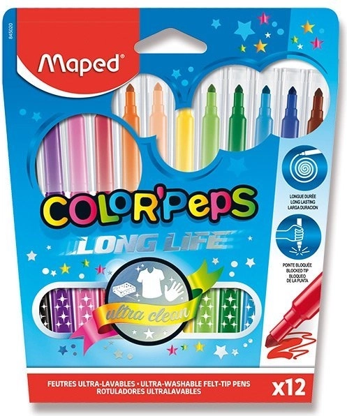 Fixy Maped Color'Peps Long Life, 12 ks