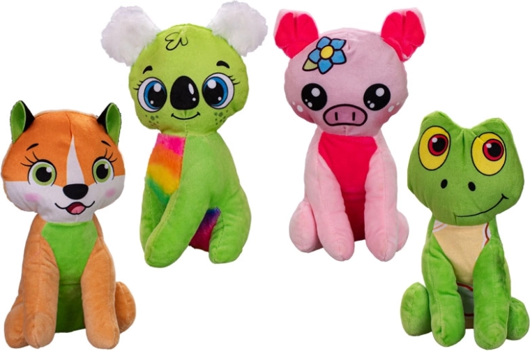 Plyšové zvířátko 21 cm – měkoučký společník pro miminka