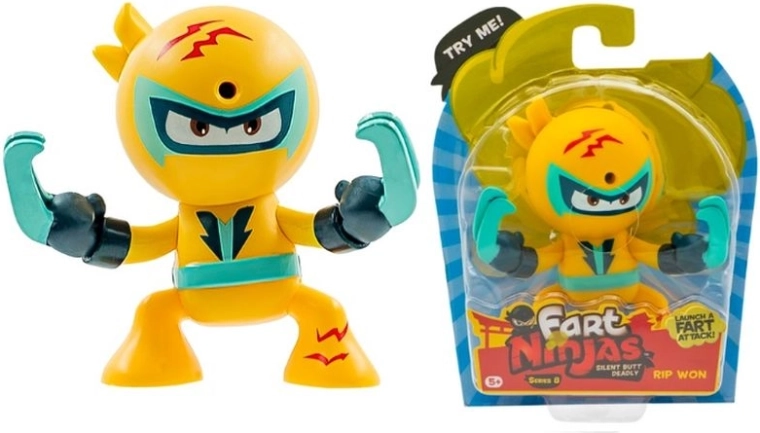 Fart Ninjas figurka se zvukem Rip Won