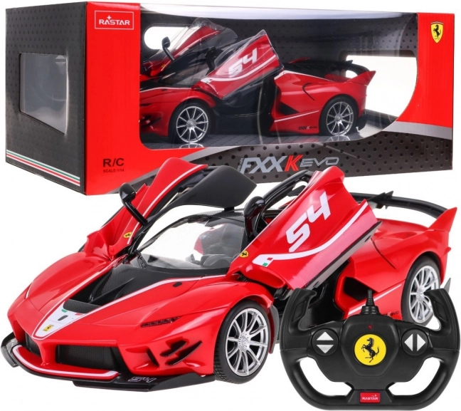 Dálkově ovládané auto Ferrari FXX K Evo 1:14, červené