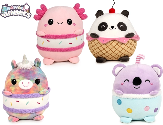 Kawaii Yummies plyšové zvířátko 20 cm
