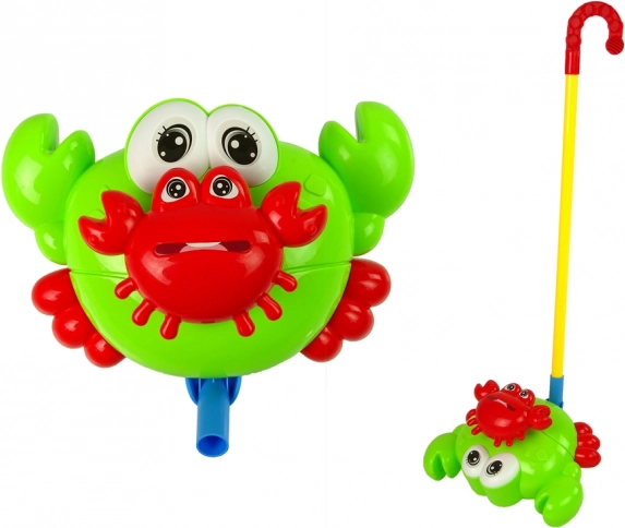 Pchač na tyči – zelený krab se zvonkem