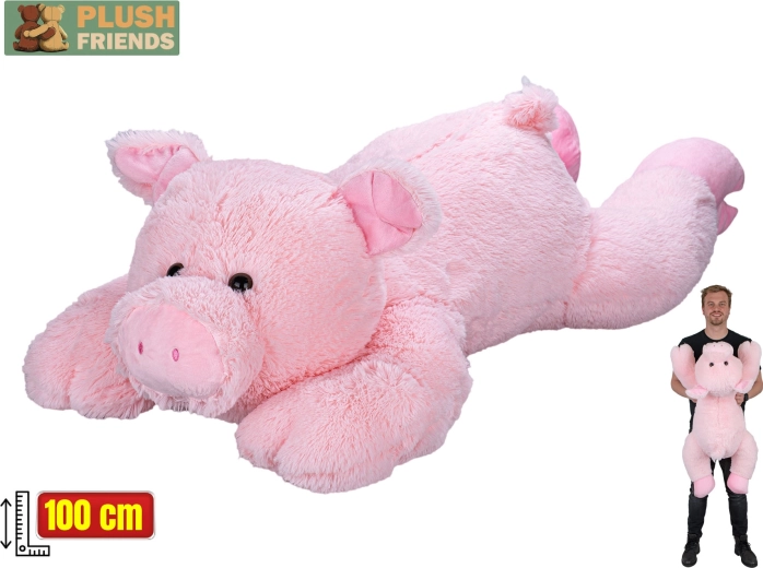 Plyšové prase 100 cm – Plush Friends