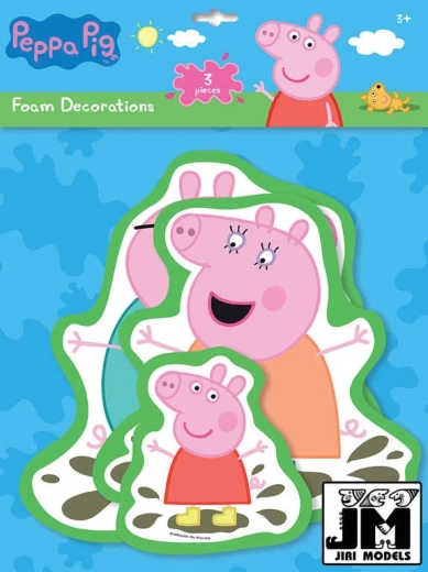 Jiri Models pěnové samolepky na zeď Peppa Pig - 1 balení