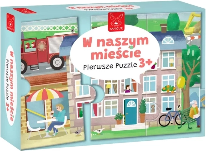 První puzzle: Naše město – velká podlahová skládačka pro děti