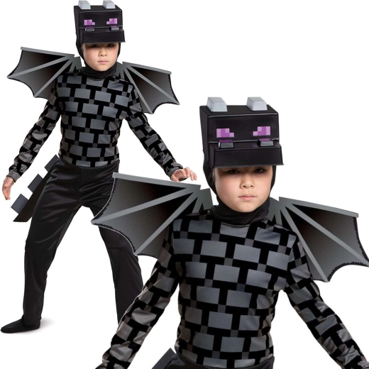 Dětský kostým Minecraft Ender Dragon pro 4–6 let