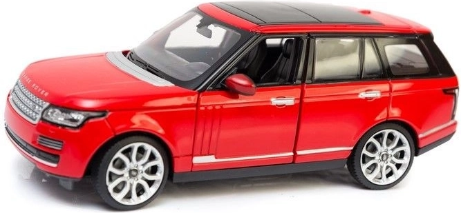 Model auta Range Rover 1:24 červený