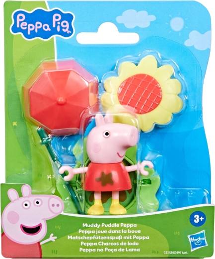 Hasbro Prasátko Peppa – zábava v louži a blátě, figurka Peppa s doplňky